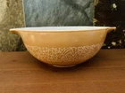 Pyrex Woodland Cinderella Mixing Bowl #443 2.5 Quart Woodland Brown Vintage