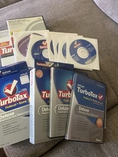 Intuit TurboTax Lot 10 Tax Preparation Windows Used 02-13 California St Federal