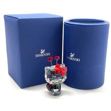 Rare! Swarovski Crystal Figurine  Hello Kitty Ladybug 2013 Limited Edition w/box