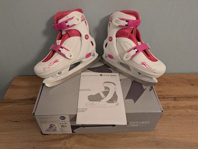 Schlittschuhe Kinder verstellbar Größe 32-35 Ontario IceSkates Princess