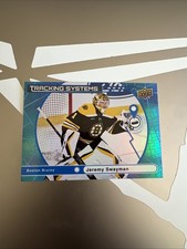 2025-26 Upper Deck Series 1 Tracking Systems #TS-5 Jeremy Swayman Boston Bruins