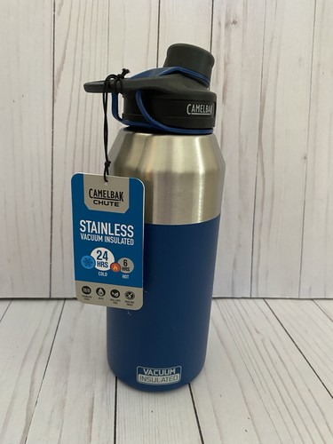 Camelback Chute Mag Vakuumisoliert Edelstahl 40oz Pazifikblau NEU