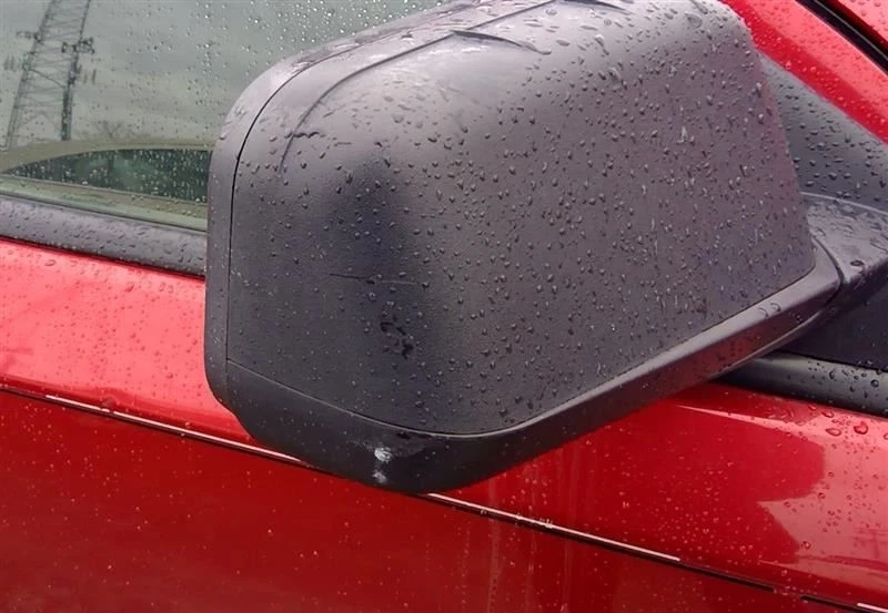 2008 Ford Edge Passenger Right RH Side View Mirror in Black with Manual Folding. - Image 3 of 4