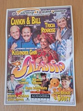 2000-1 Bradford Alhambra Panto Flyer. Cannon & Ball, Trivia Penrose.