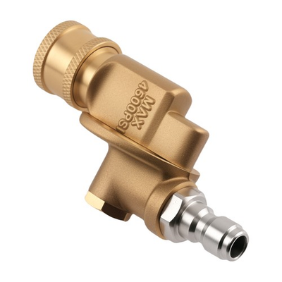 #ad #ad 1 4quot; Pressure Washer Pivot Adapter Quick Connect Coupler 4500 PSI Brass 7 Gears $19.56