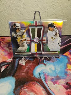 2026 Topps Tribute Dual Player Patch /10 Relic Fernando Tatis Jr, Manny Machado 