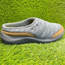 Kuru Draft 2 Mens Size 9 Gray Brown Classic Casual Slip-On Mule Slippers Shoes