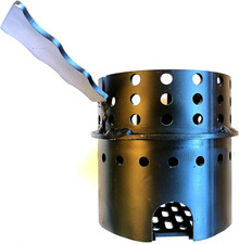 Braciere Perforato per Stufa a Pellet UNGARO, 11 Kw, Nero,