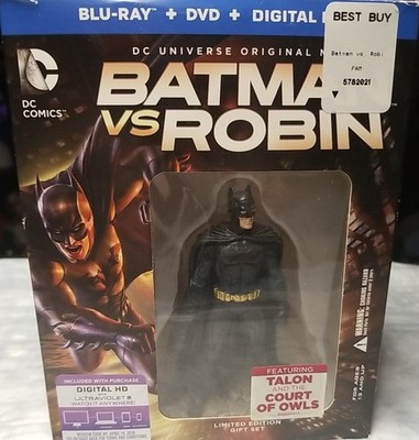 DC Universe Original Movie Batman vs Robin Only Figurine in Box  Limited Edition