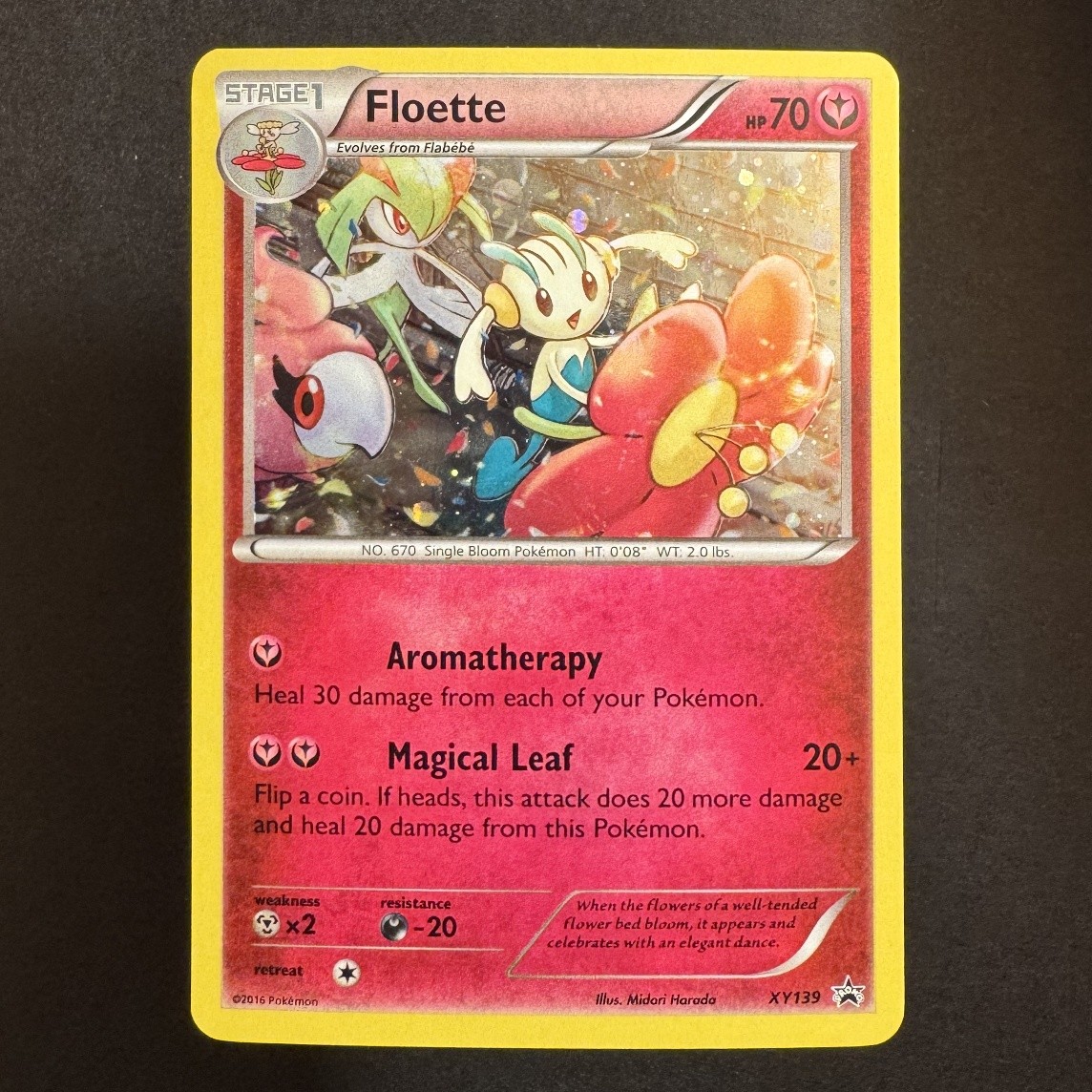 Floette - XY139 - XY Black Star Promos - Pokemon - Promo Holo - Played