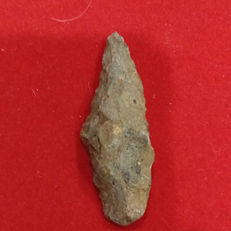 Native American Stone Arrowhead / Projectile Point, Brown Stone