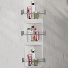 RV Shower Corner Storage Bar, 7.9-13.7 inches RV Bathroom Travel Trailer Stor...