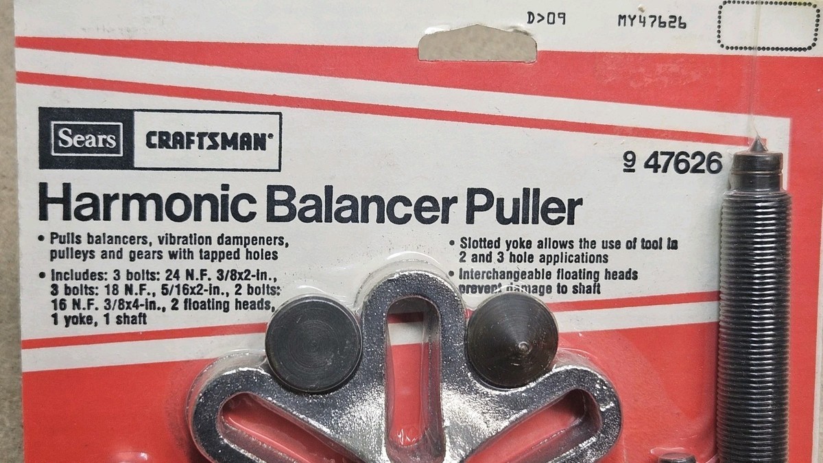 Craftsman Harmonic Balancer Steering Wheel Puller Part 947626 G990