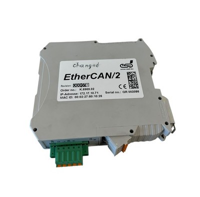 esd K.6969.02 bus coupler EtherCAN/2 Rev.5 -used-
