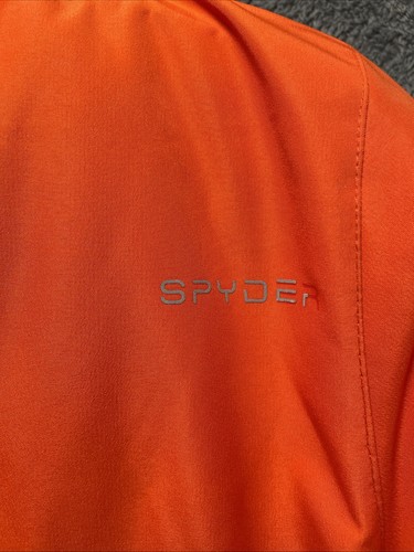 Spyder Winter Jacket - Size Large (14-16) - Orange - Picture 11 of 12
