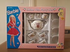 1994 Barbie - China Tea Party Set - 17 Piece Set - NRFB