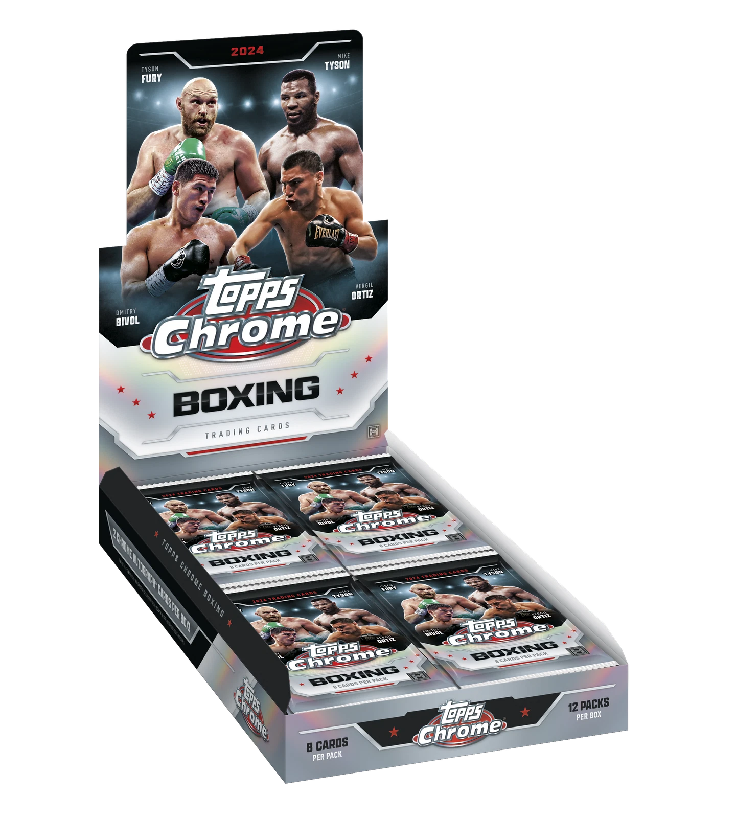 2024 TOPPS CHROME TOP RANK BOXING HOBBY BOX (96 Cards) Brand New Sealed QTY - Picture 1 of 1