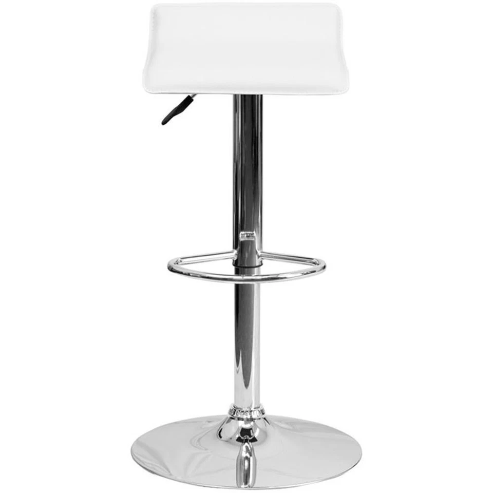 Flash Furniture Backless Bar Stool in White - Image 3 of 4