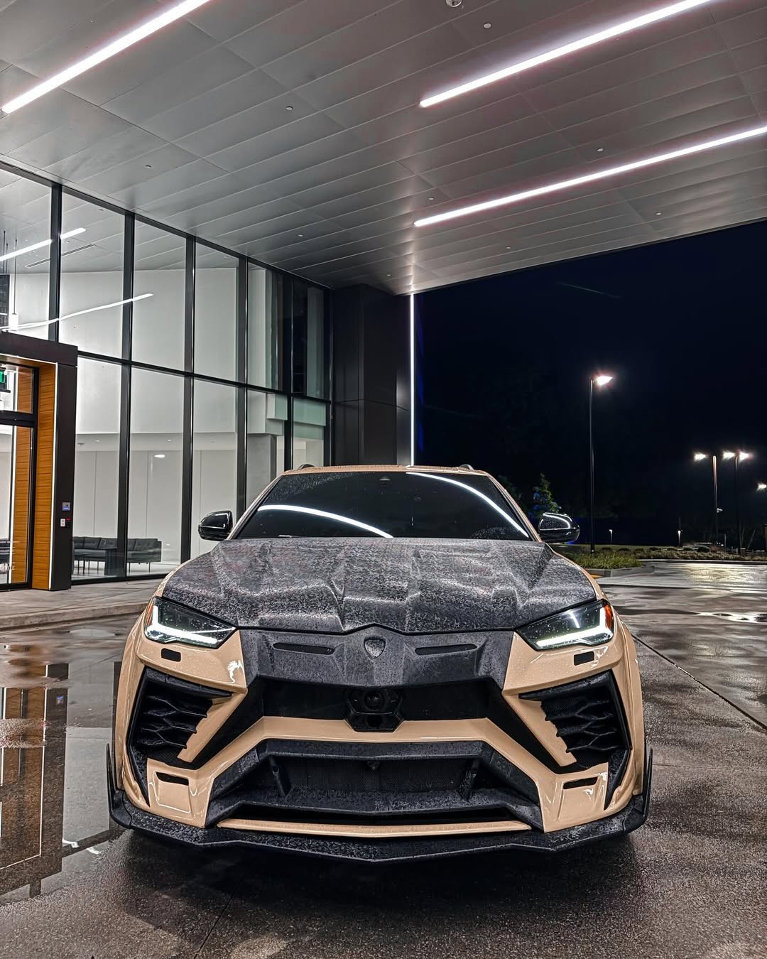 Wide Body Kit For Lamborghini URUS 20-24  Classic Carbon Fiber With Hood New 