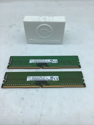 Pair SK Hynix 2X 8GB (16GB) DDR4 SDRAM PC4-2666V UDIMM 2666MHz 288