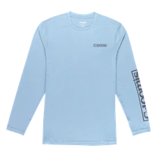 G. Loomis Long Sleeve Performance Tee Color - Blue Size - SM (GTEESUNLSSBL) F...