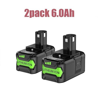 #ad 2X For RYOBI P108 18V One Plus High Capacity Battery 18 Volt Lithium Ion 6.0Ah $26.49