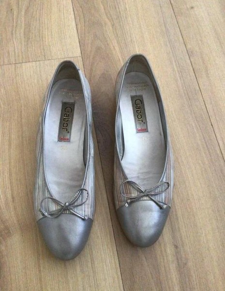 Women Gabor Heels Grey Leather 39.5