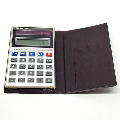 Vintage SHARP ELSI MATE El-340 Solar Cell Calculator