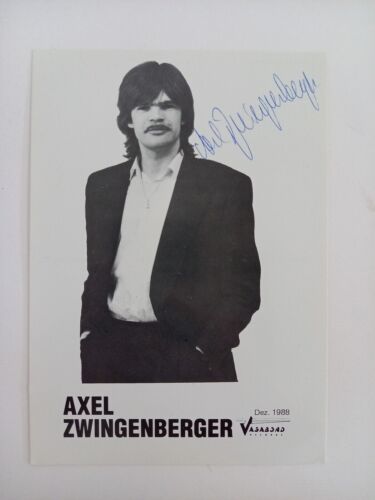 Axel Zwingenberger -  - original Autogramm - ca. 15x10cm - Autogrammkarte - Bild 1 von 1