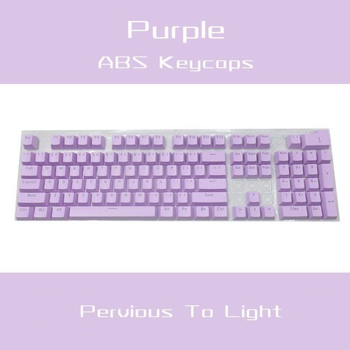 Keycaps Mechanical Keyboard Computer Accessories Double Color Universal 108 Keys - Picture 22 of 23