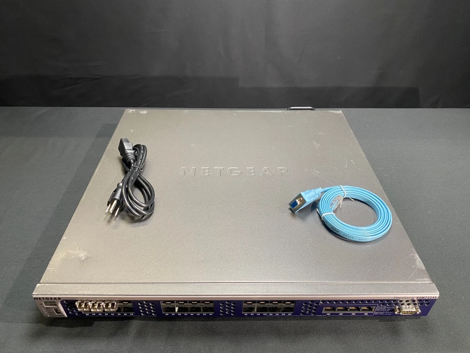 NetGear Prosafe M7300-24XF XSM7224S 24-Port Stackable Managed Switch- Fast Ship - Image 3 of 4