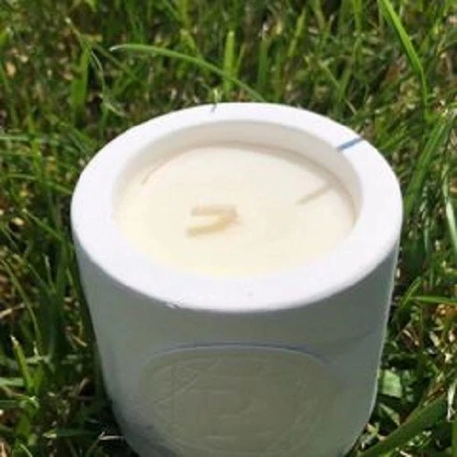 Sculpted Cap Scented Candle 3-Scent Pine Rose Floral Gift - Image 4 of 4