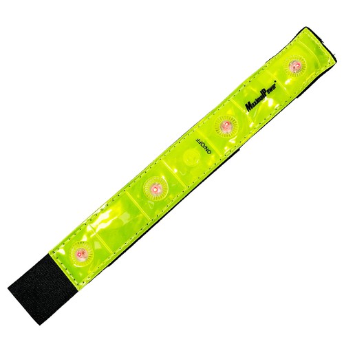 Refuelergy Roadside Safety Night Running Jogging Reflective ARMBANDS LED Light - Picture 6 of 12