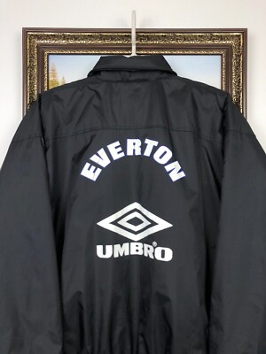Vintage 90's Umbro Everton Football Jacket Soccer Bomber Track Top