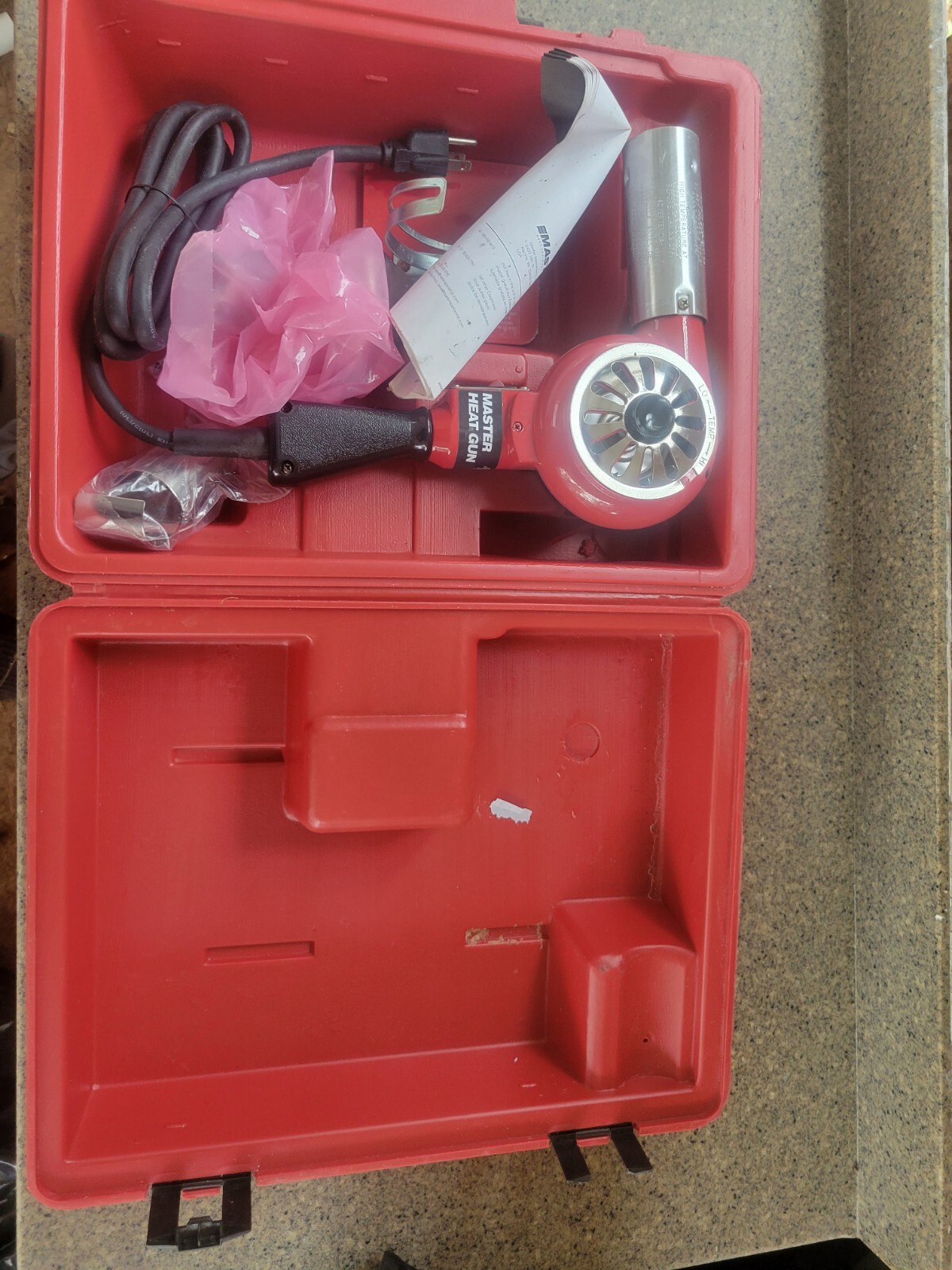 Master Appliance HG751B Professional Heavy Duty Heat Gun + Pad Made In