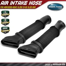 2x Driver & Passenger Engine Air Intake Hose for Mercedes-Benz SL550 SL63 AMG