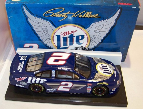 1:24 ACTION RCCA 1999 #2 MILLER LITE OXIDADO WALLACE HARLEY DAVIDSON 1/5000 SIN USAR, EN CAJA