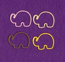 Elephant 6 baby cute die cuts scrapbook cards