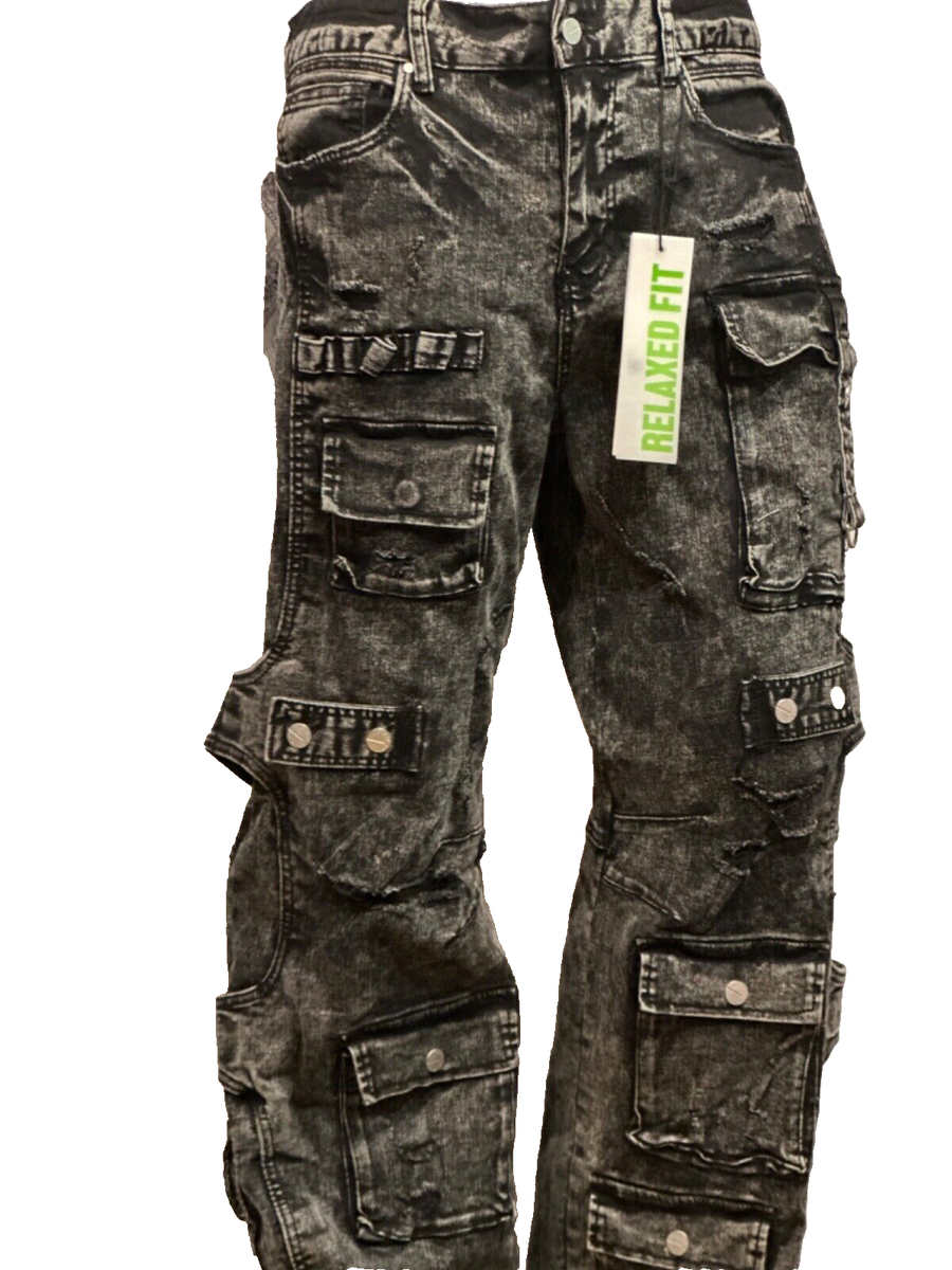 Men's First Row Martin Relaxed Fit Jeans wilder Denim (Utility