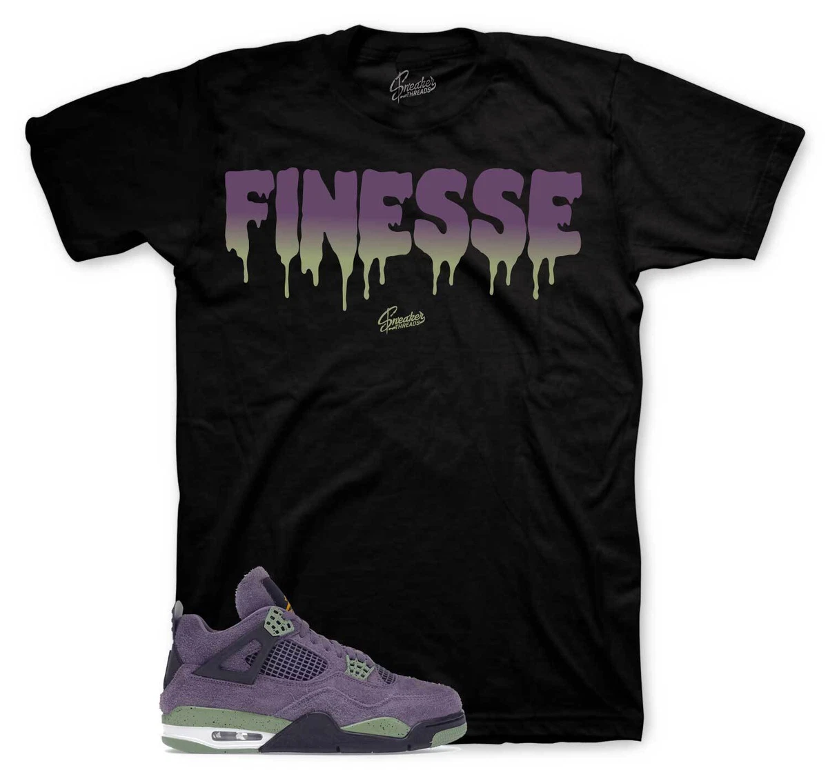 canyon purple jordan 4 shirt