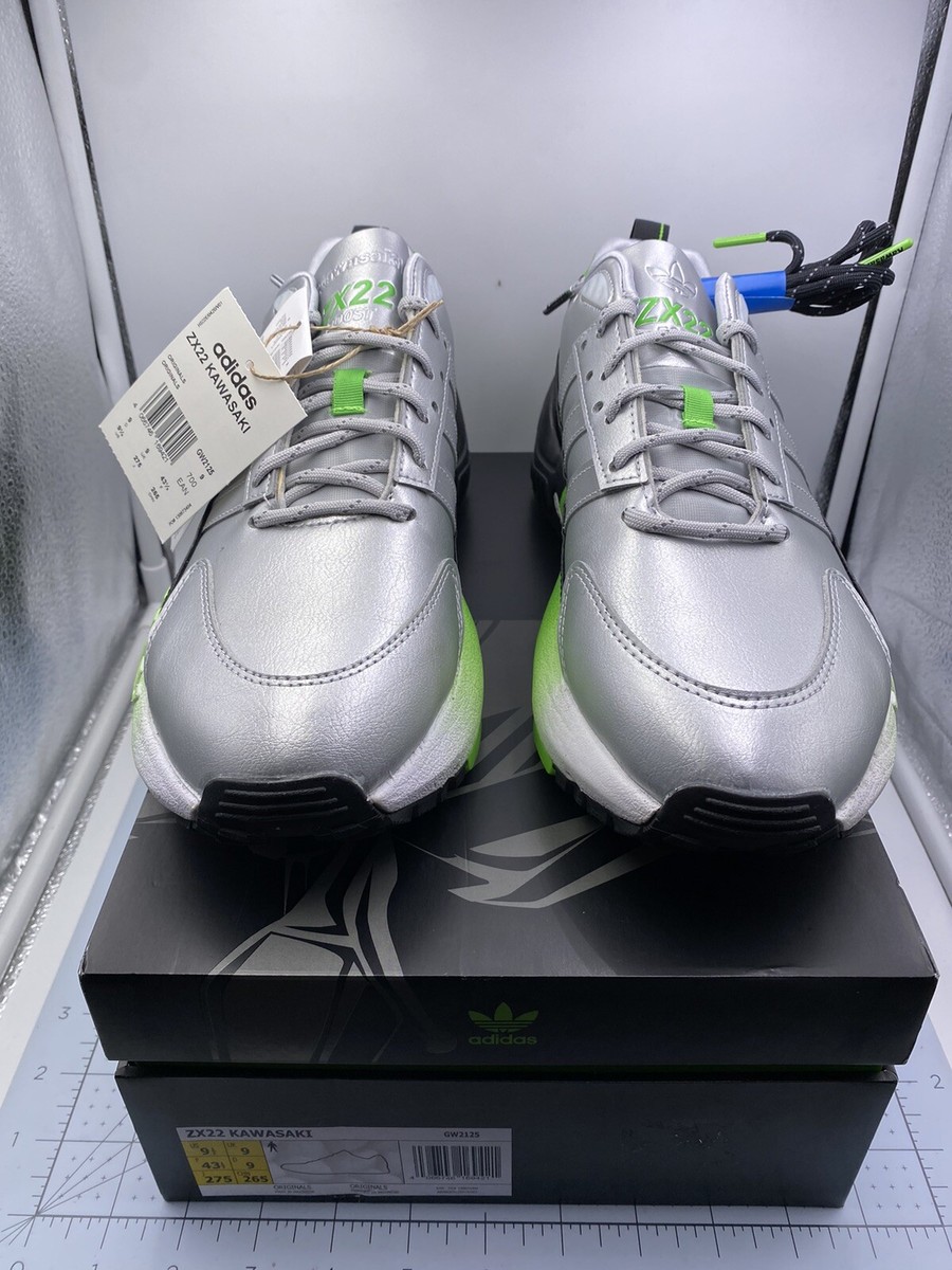 銀色出品 Size UK 9 - adidas ZX 22 Boost x Kawasaki Ninja Silver