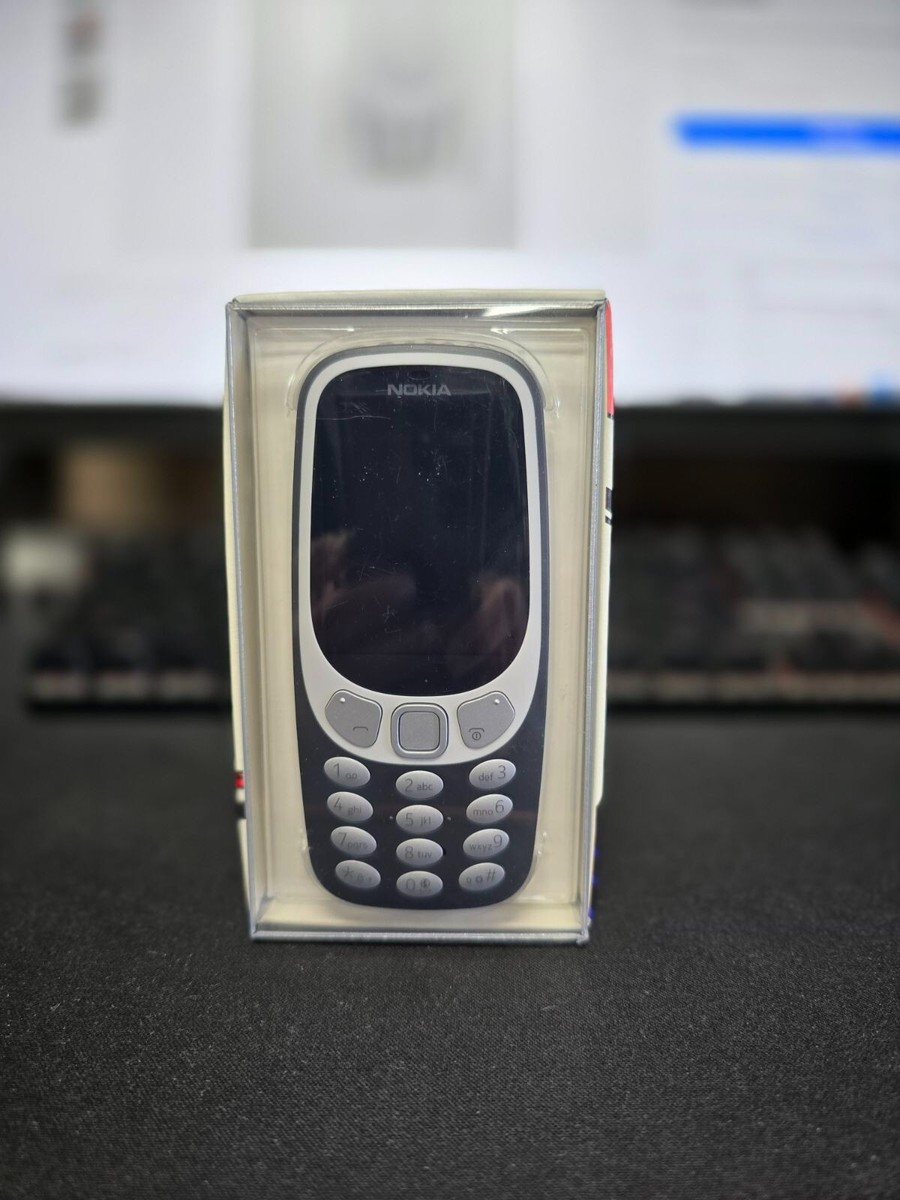 Nokia 3310 Cell Phone FACTORY Unlocked Cellphone - Charcoal BRAND