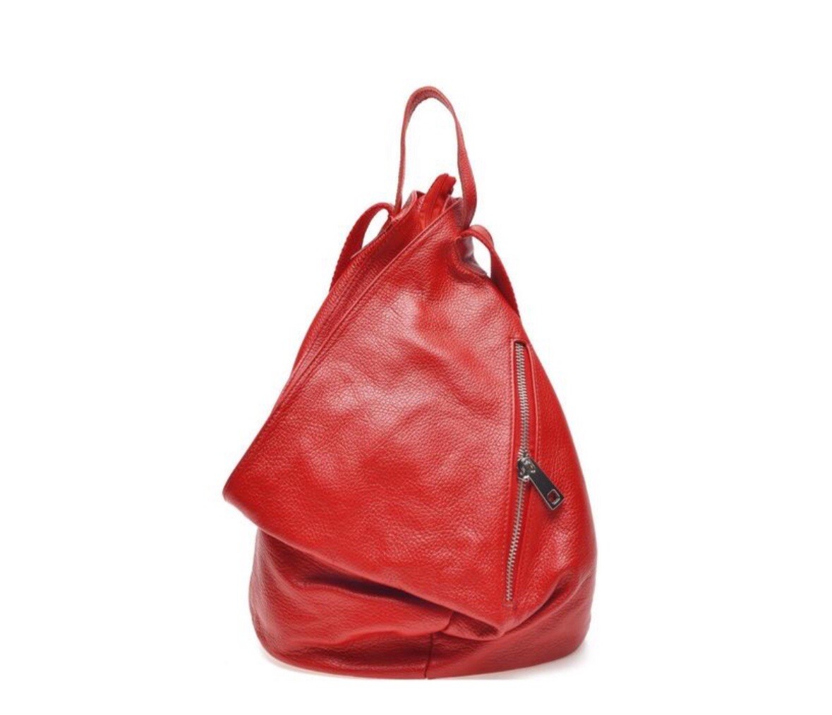Isabella Rhea Womens Rosso Red Pebbled Leather Utility Tote  display picture 2