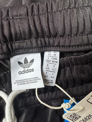 New Women's Adidas 3 Stripes Track Pants Black White Activewear Open Lower Leg - Picture 7 of 11