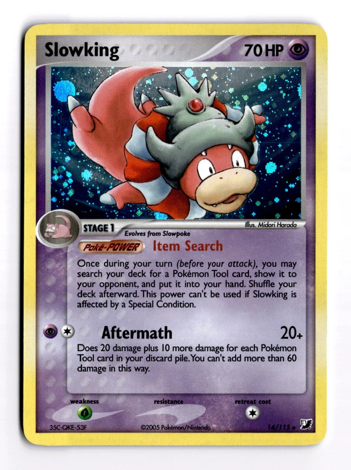 Deal for Slowking 14/115 Holo Rare EX Unseen Forces Pokemon Card TCG LP+
