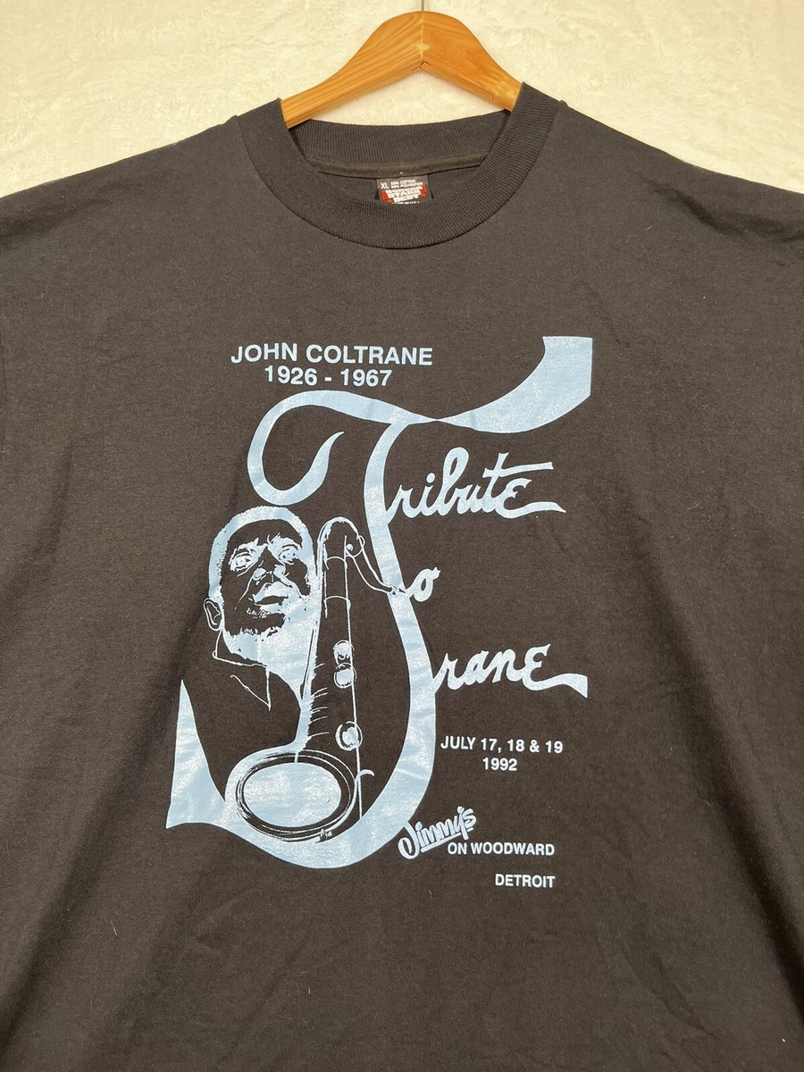 VTG John Coltrane Tshirt XL American Jazz Music Single Stitch 1992