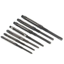 7Pcs/Set Adjustable Hand Reamers, HV to H3,1/4" to 15/32" High Speed Steel