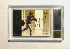 2001 UD (E-Card) Michael Vick (RC Au/100) BGS 8.5 (w/9.5/9) .5 from 9 (Pop 6) !!
