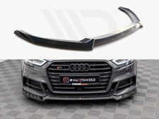 For Audi S3 Sportback 8V Facelift Front Diffuser Splitter V3 Maxton Design Gloss
