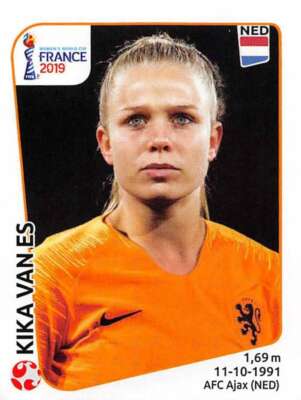 2019 Panini Women's World Cup France Stickers #390 Kika van Es Netherlands